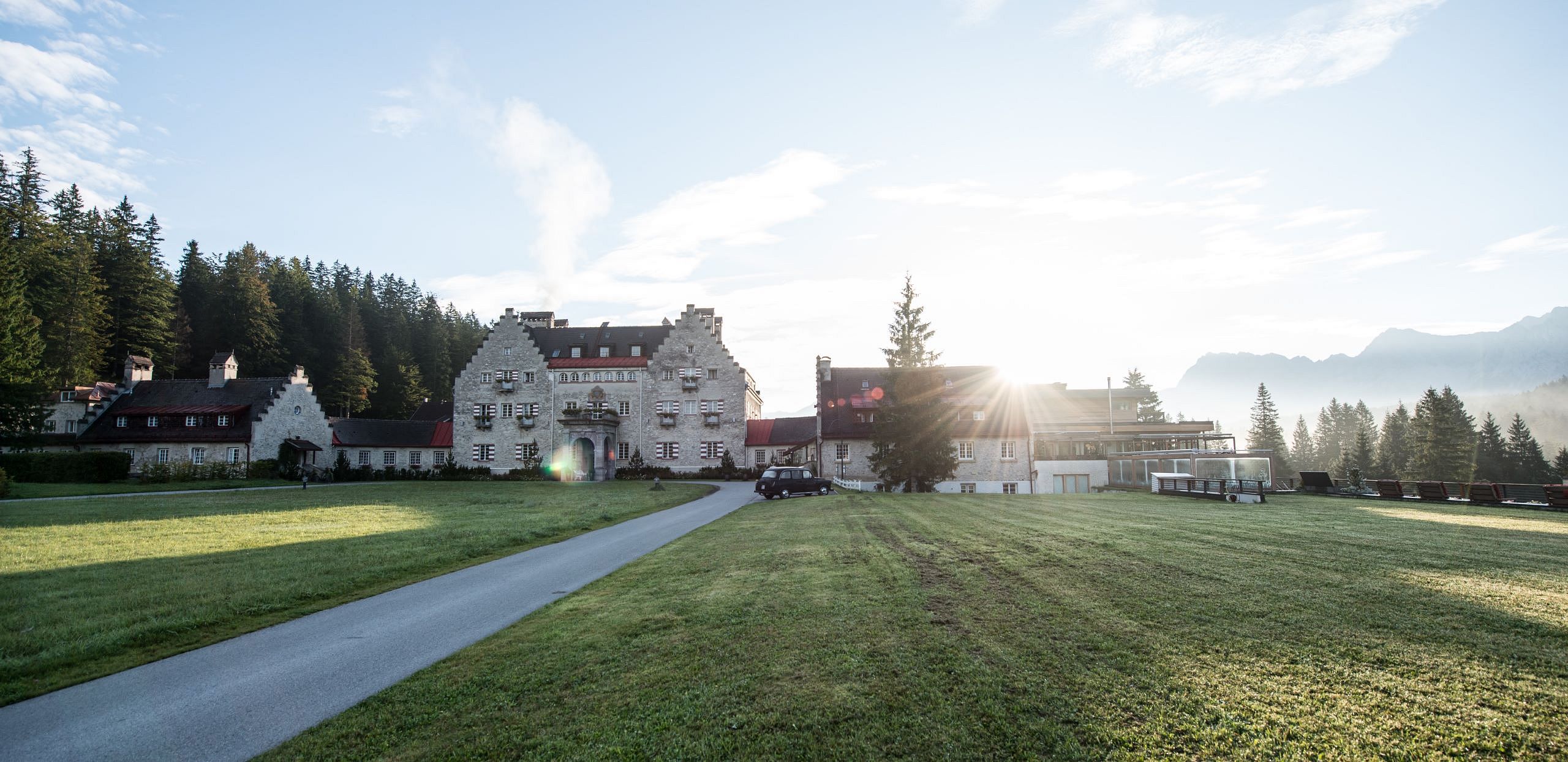 Kranzbach in Krün bei Deutschland