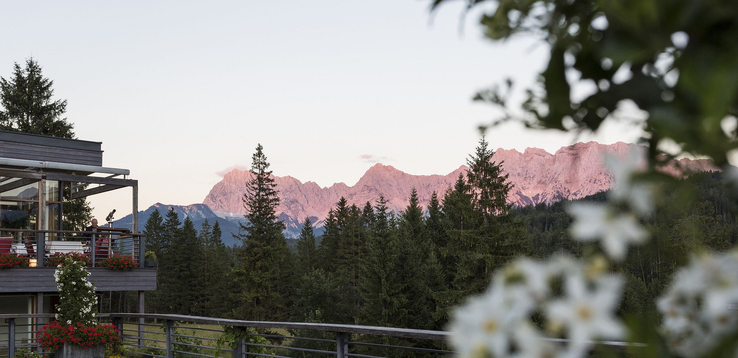 Stimmungsvoller Blick auf die Berglandschaft